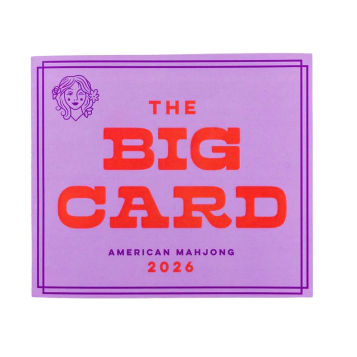 The Big Card 2026: American Mahjong Playing Card