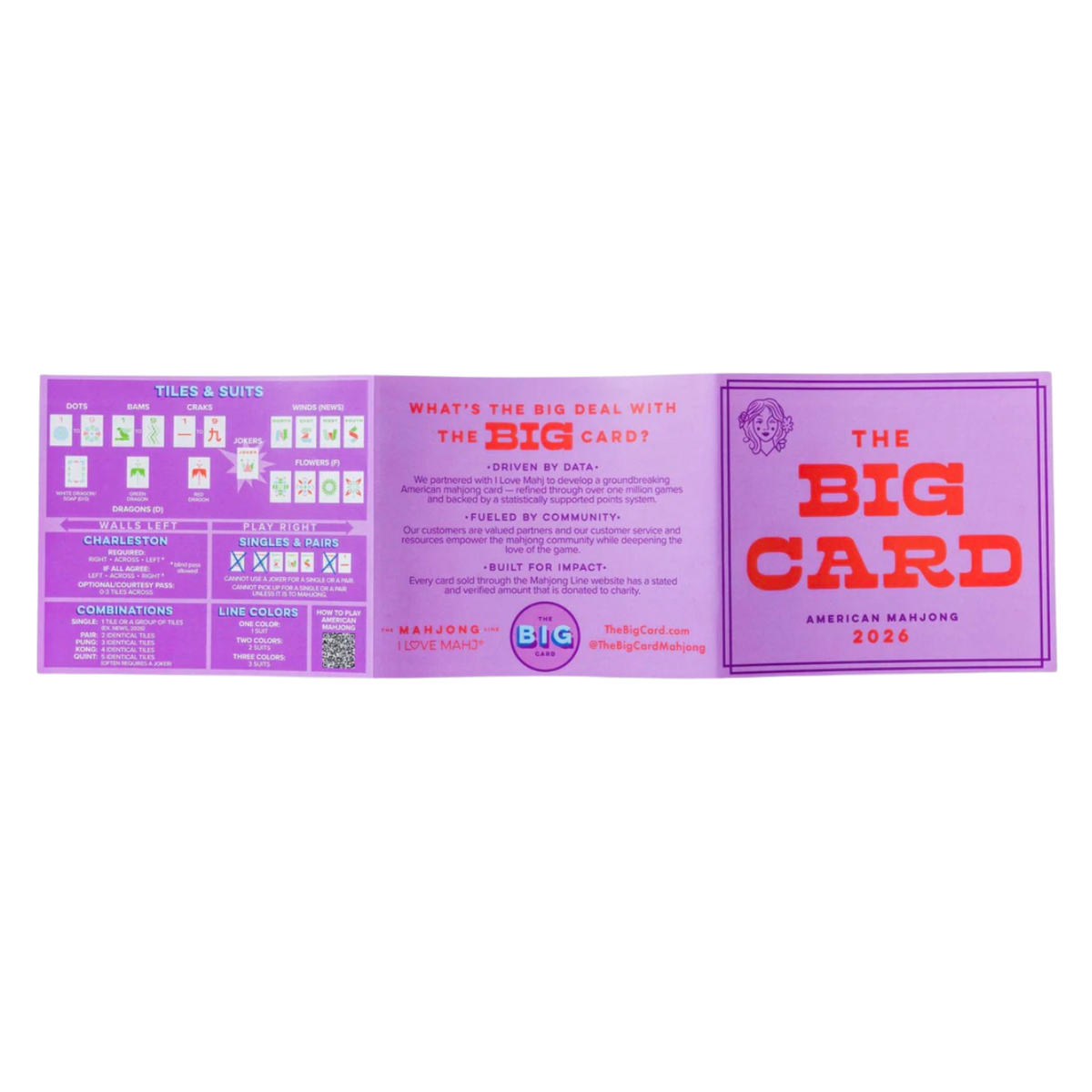 The Big Card 2026: American Mahjong Playing Card