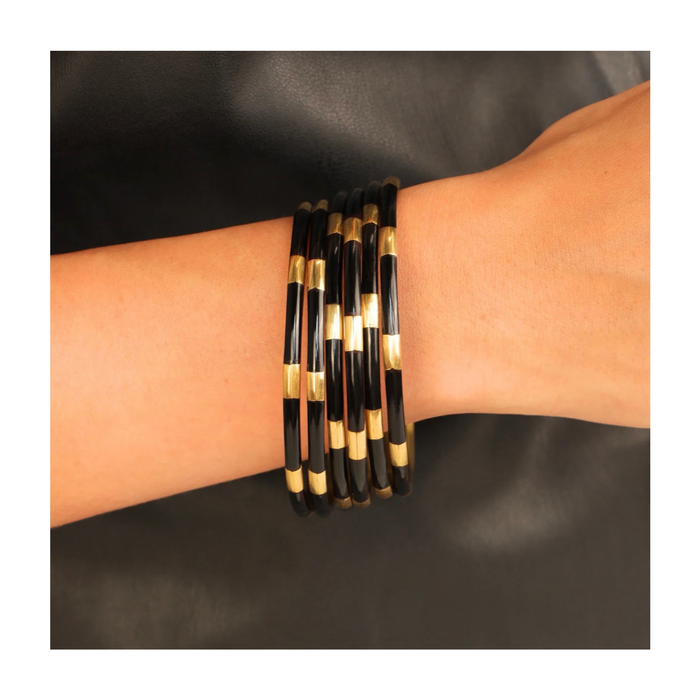 Black Veda Bangles Set of 6