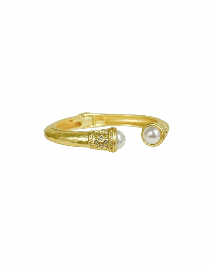 Pearl Hinge Cuff Bracelet