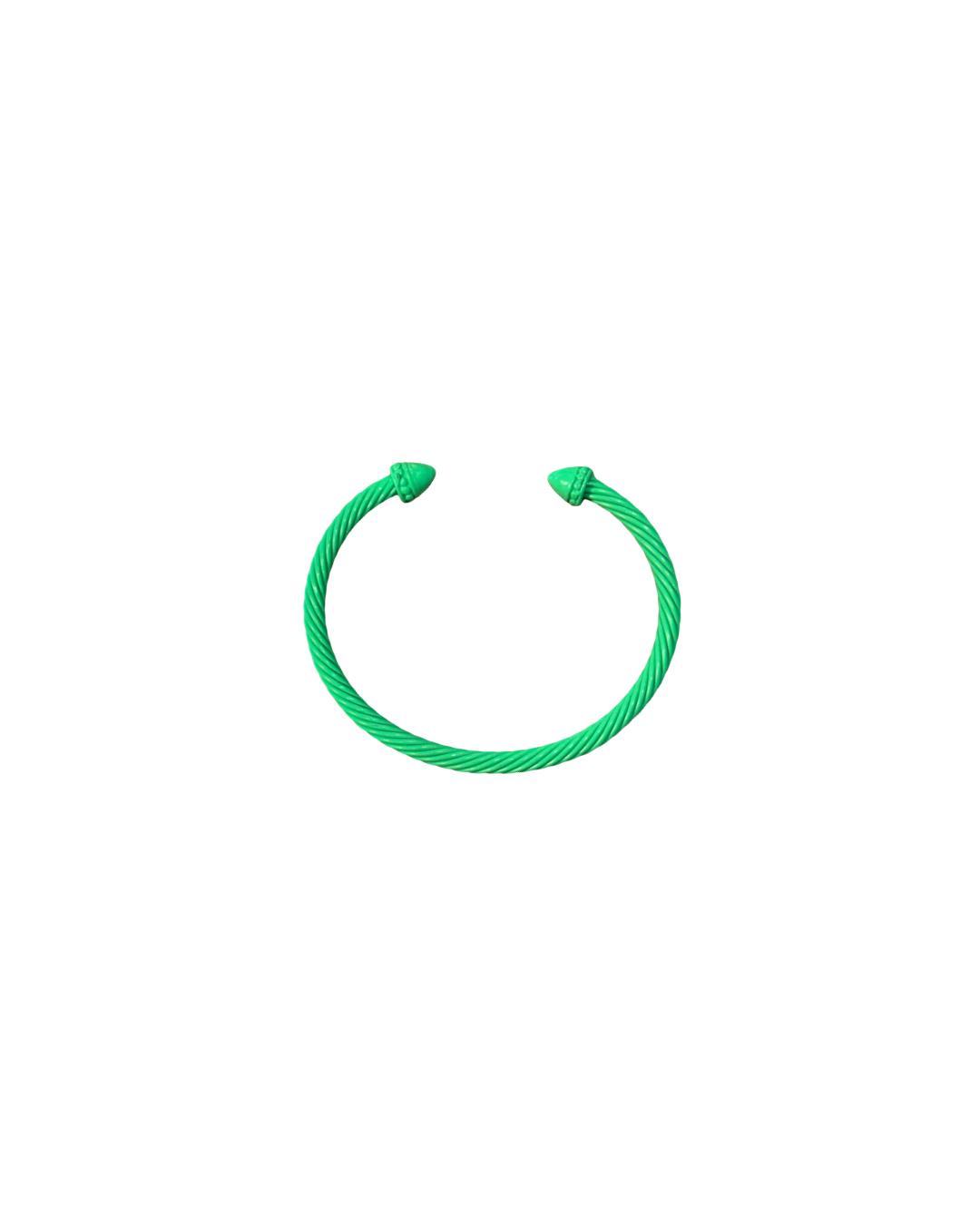 Green Cable Bracelet