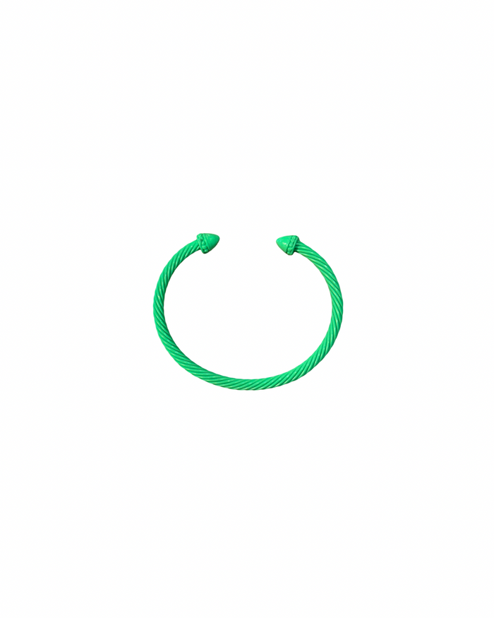 Green Cable Bracelet