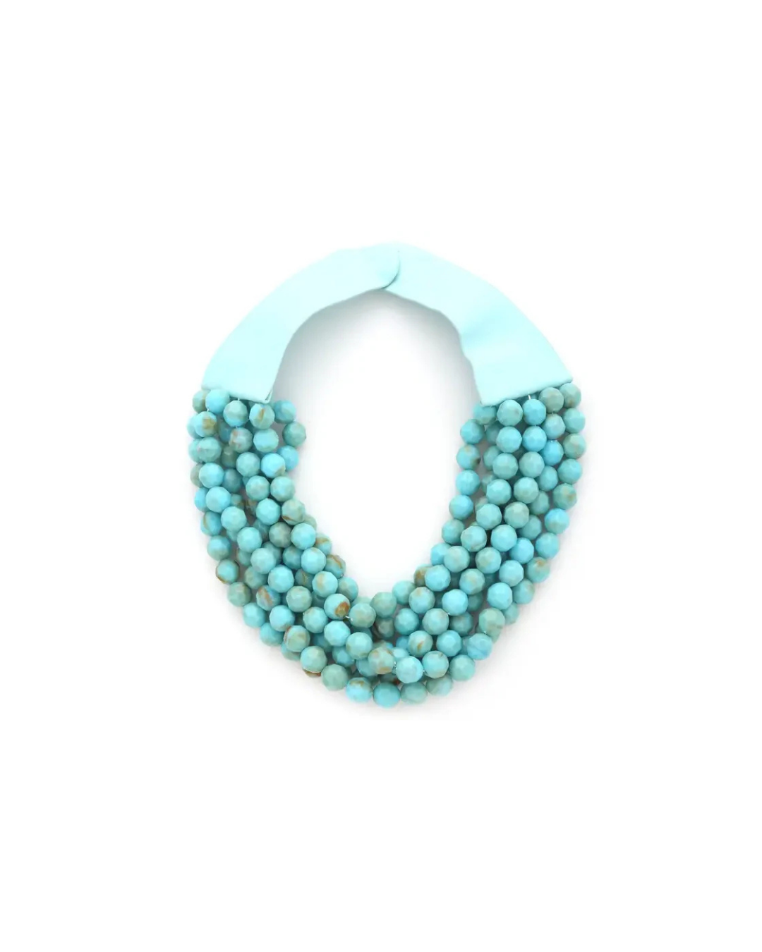 Turquoise Triple Strand Layer Necklace