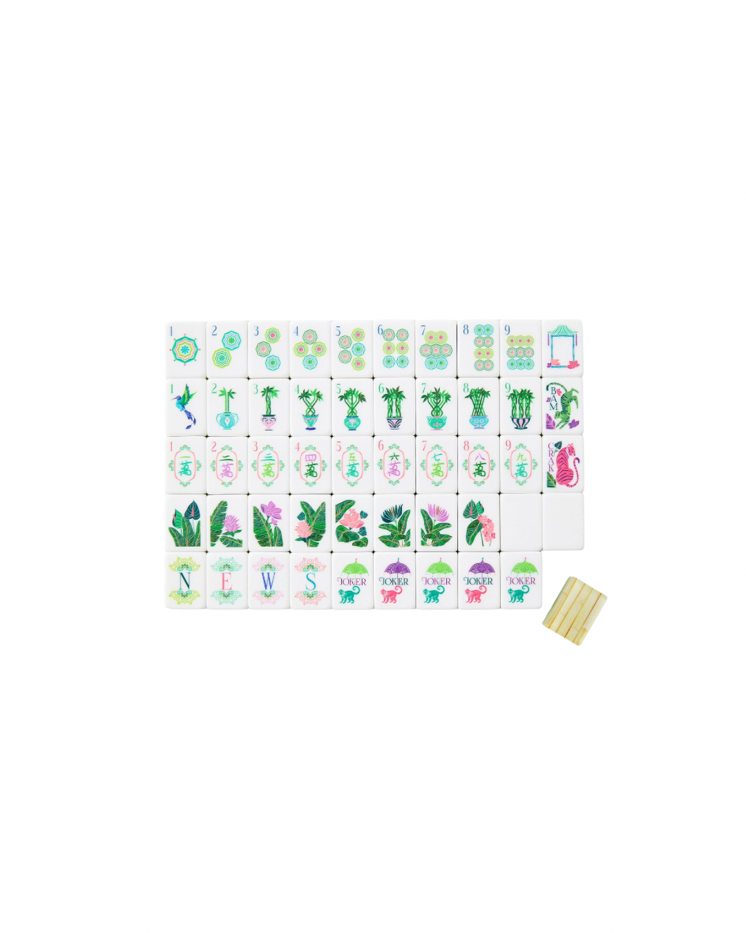 Palm Royale Mahjong Tiles