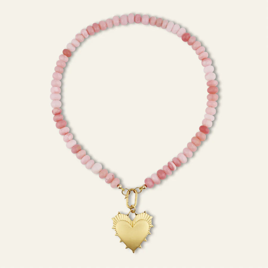 HART Light Pink Opal Gemstone Necklace