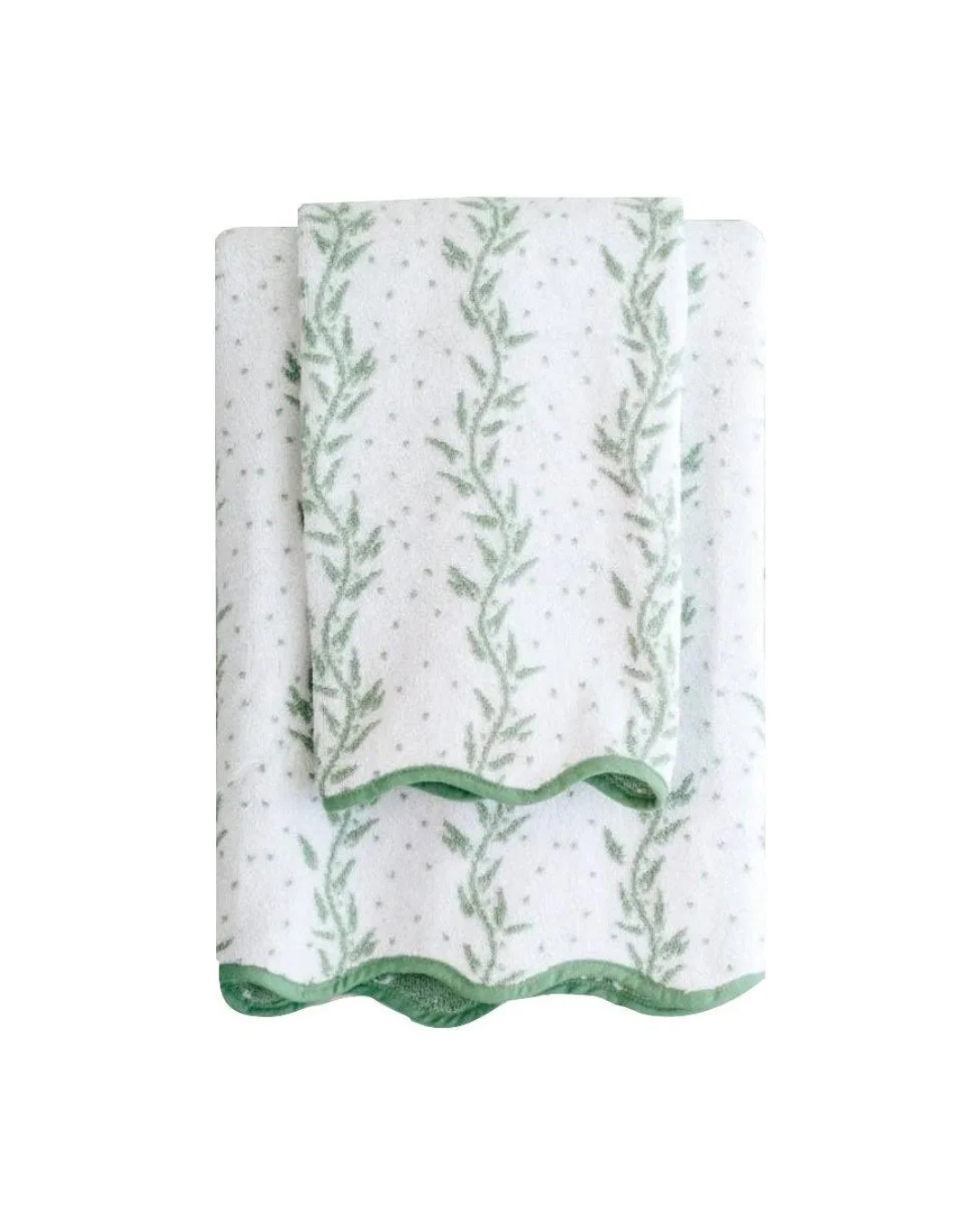 Weezie Patterned Hand Towel - Willow