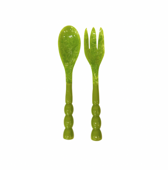 Green Bermuda Salad Servers