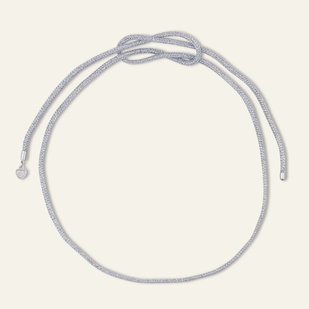 HART Silver Cord Necklace with Large Divine Spark Matchstick Charm