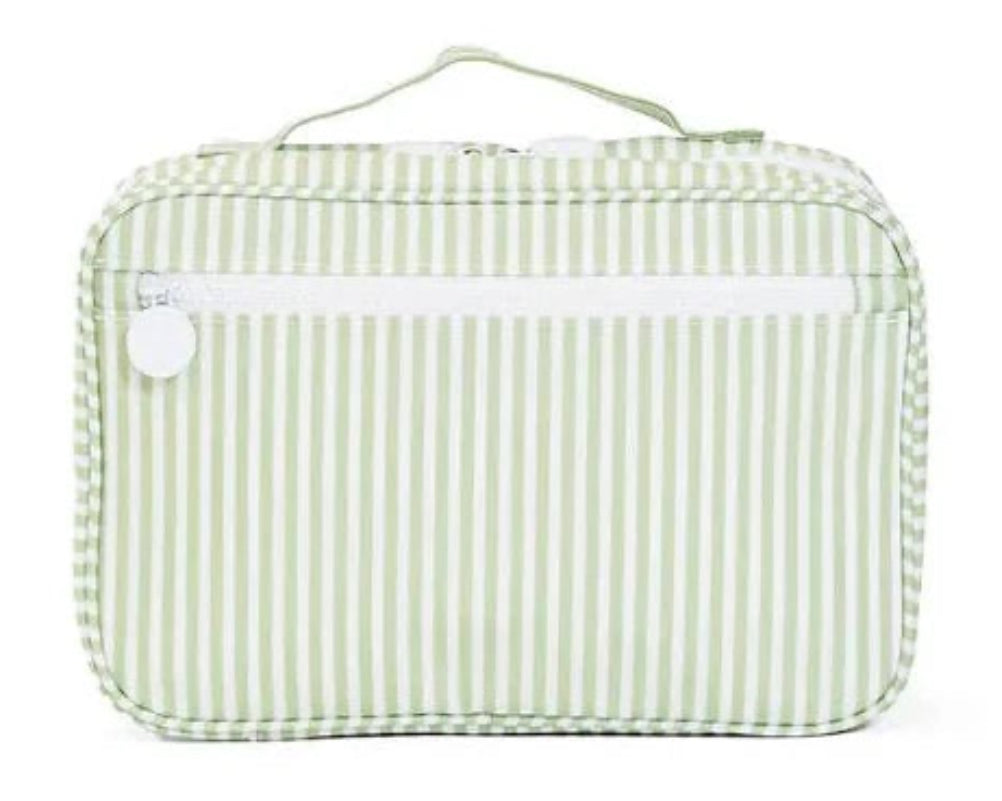 Bundle Up2 Hanging Toiletry Bag- pimlico stripe sage