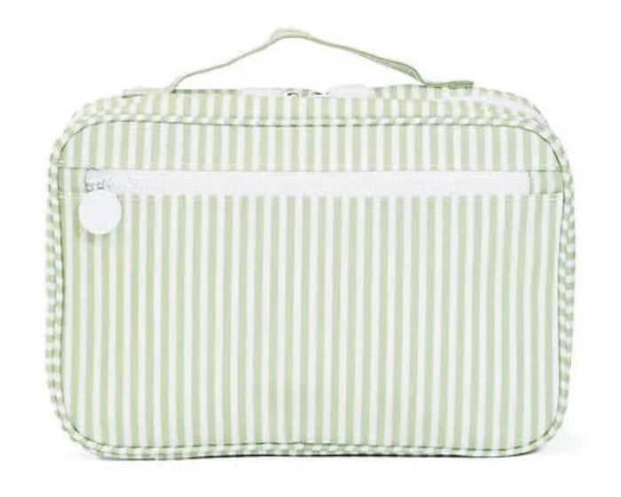 Bundle Up2 Hanging Toiletry Bag- pimlico stripe sage