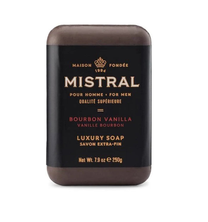 Bourbon Vanilla Men’s Bar Soap