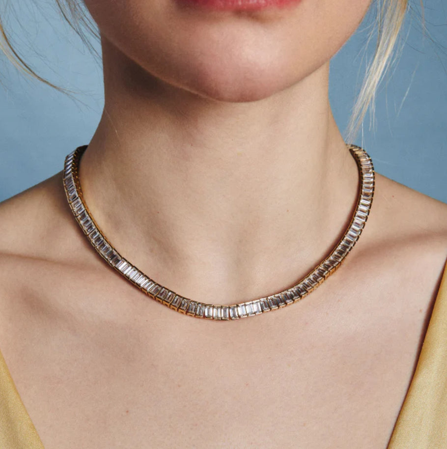 HART Baguette Tennis Necklace