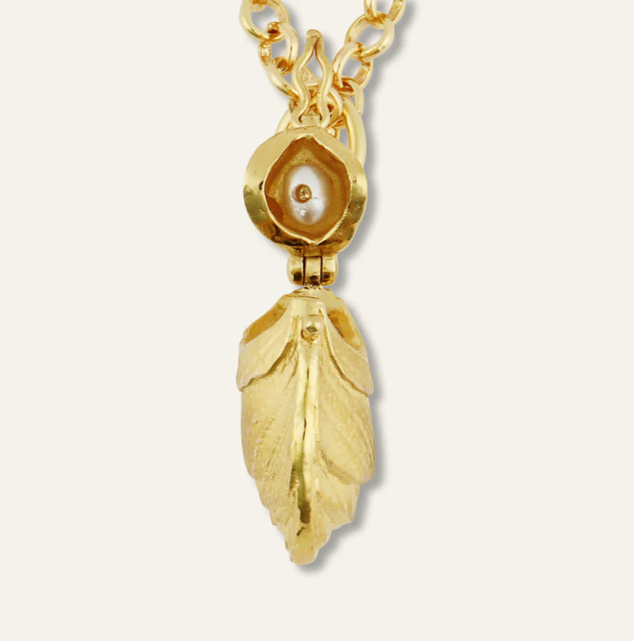 HART Oyster Vesta Case Necklace- 18” Mini Belcher