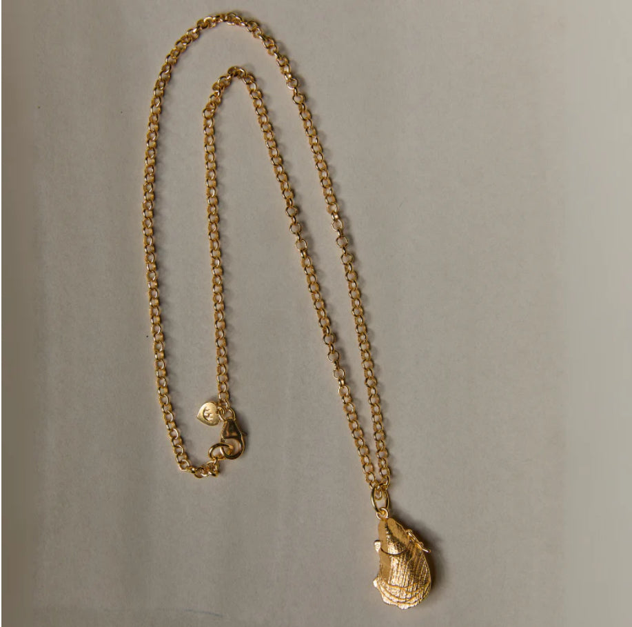 HART Oyster Vesta Case Necklace- 18” Mini Belcher