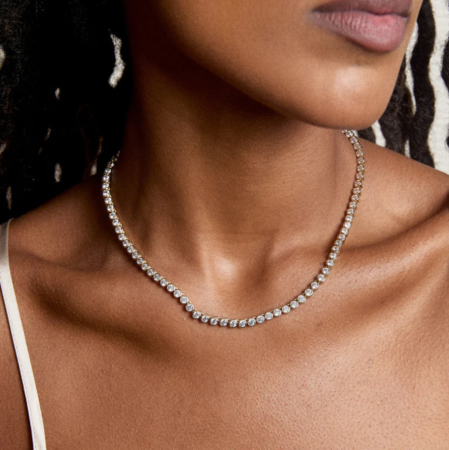 HART Bezel Tennis Necklace