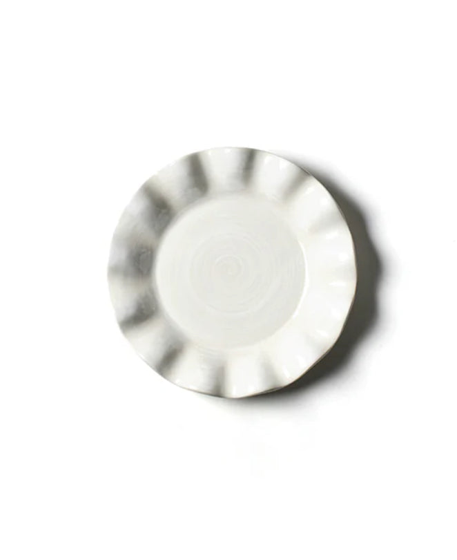 Signature Ruffle 8" Salad Plate White