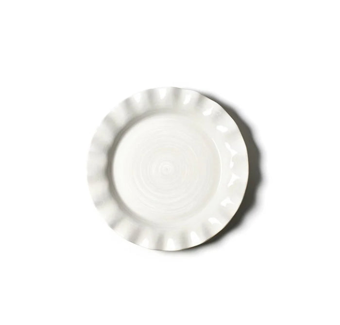 Signature 11" Ruffle Plate White