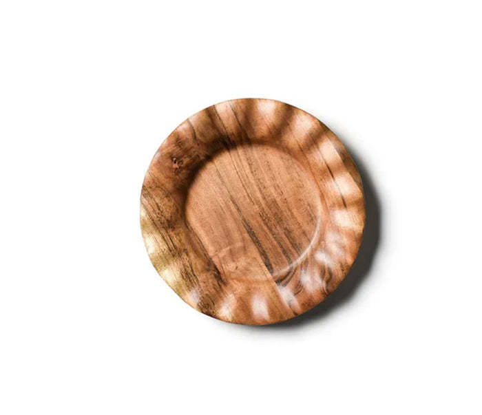 Fundamental Wood 8" Ruffle Salad Plate