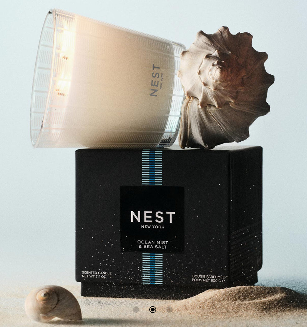 Ocean Mist and Sea Salt 3 Wick Candle