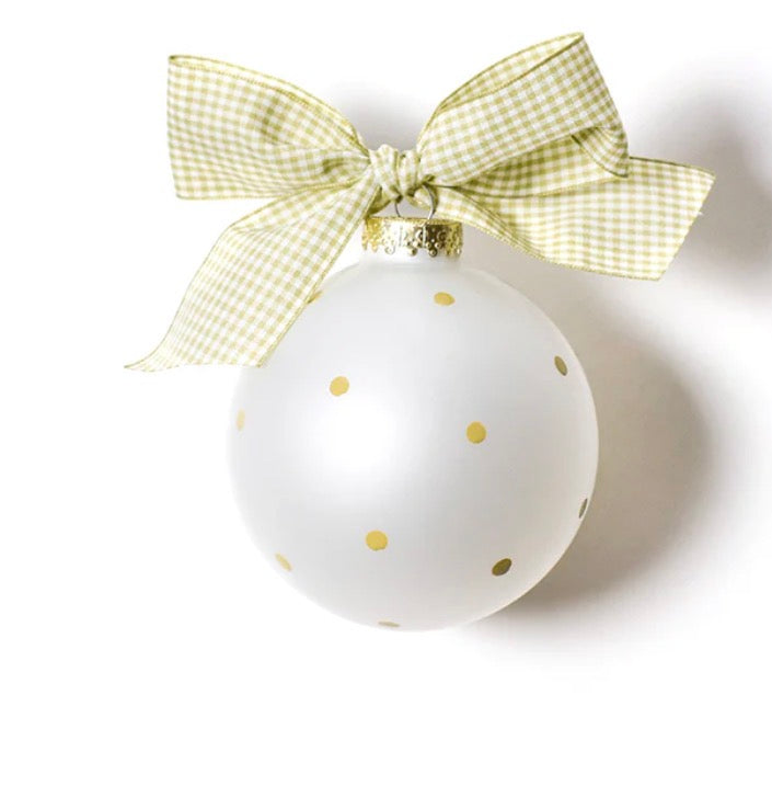 Girl Silhouette Glass Ornament