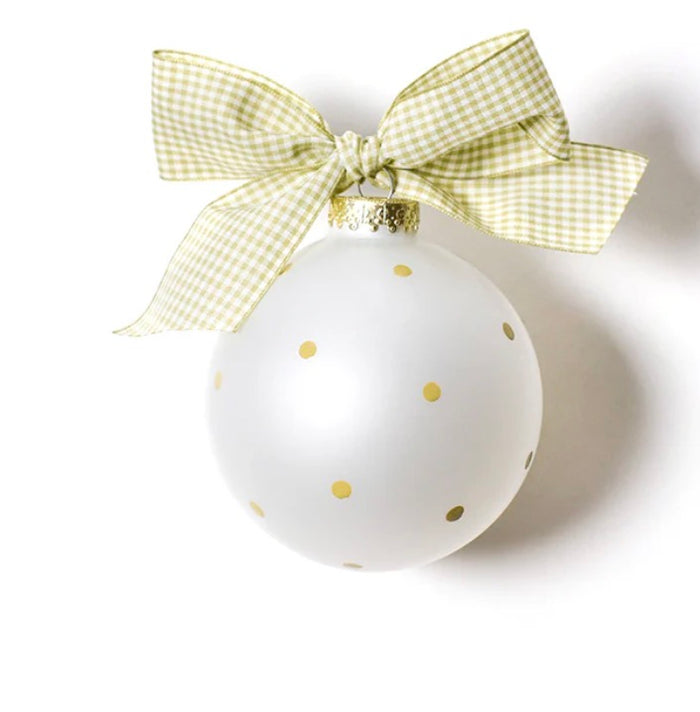 Girl Silhouette Glass Ornament