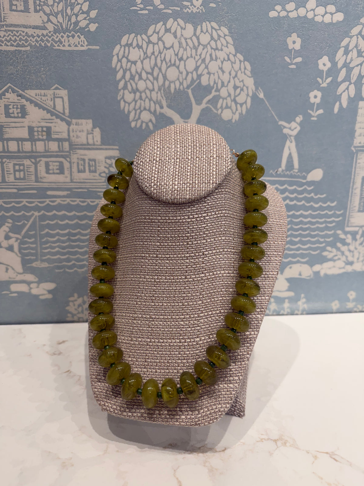 Green Candy Bead Necklace