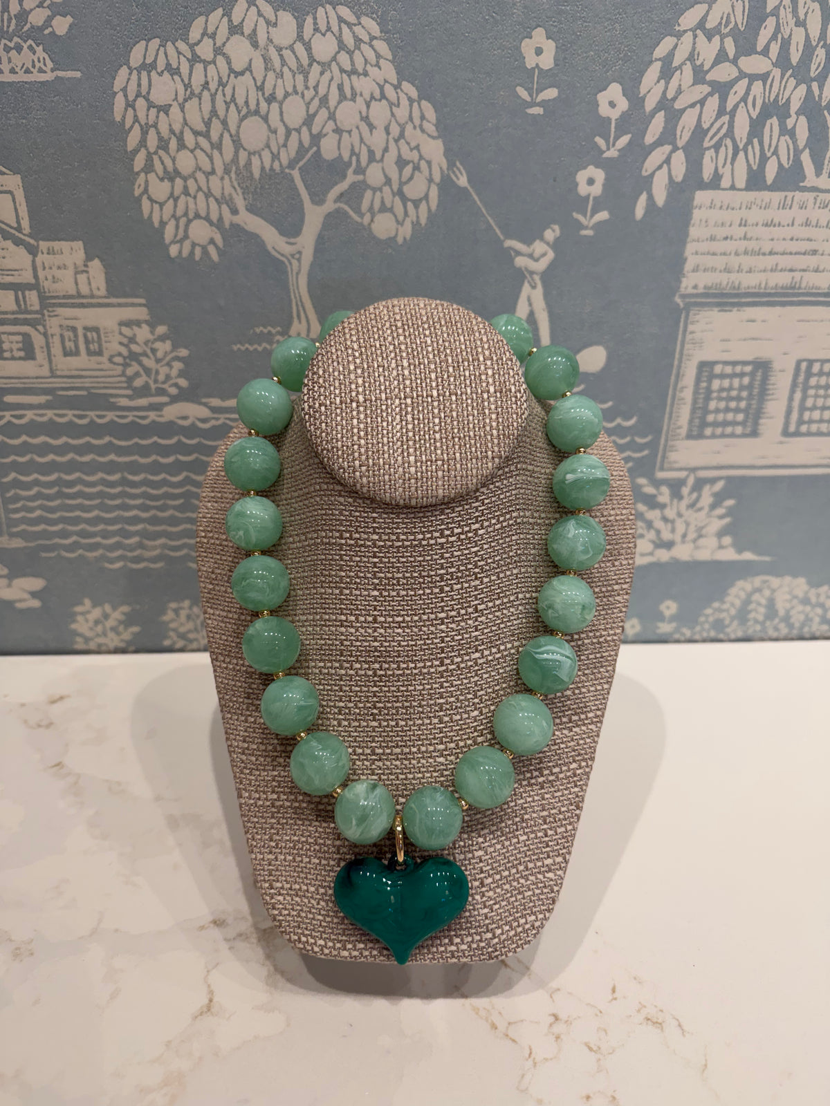 Jade Heart Necklace