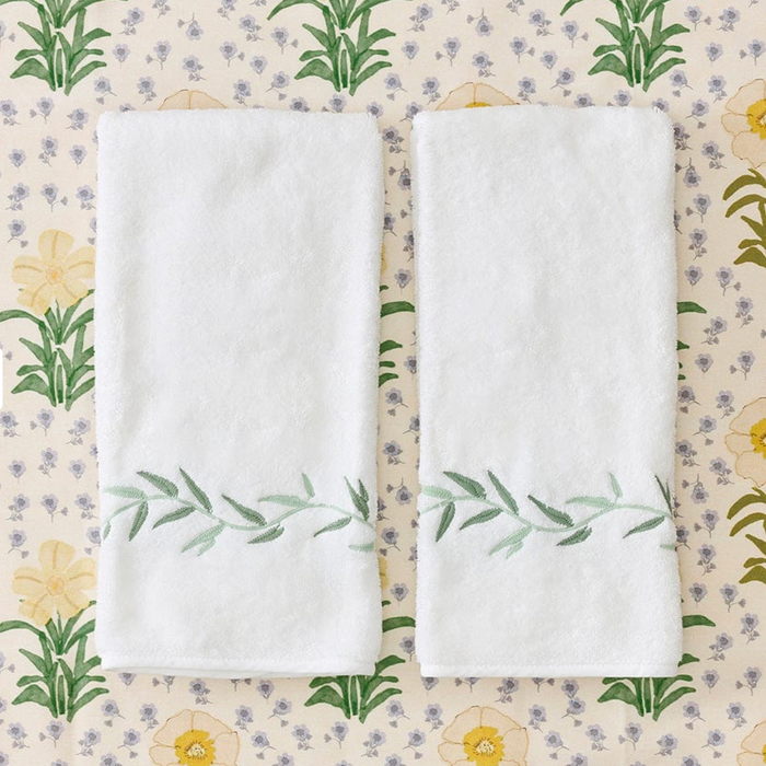 Weezie Willow Embroidered Hand Towel
