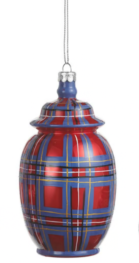 Dressed in Plaid Ornaments