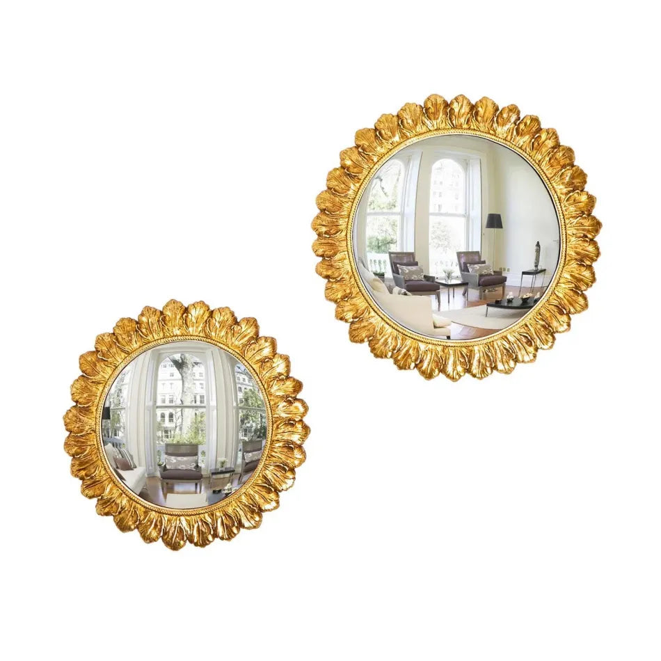 Gold Leaf Sunburst Mirror