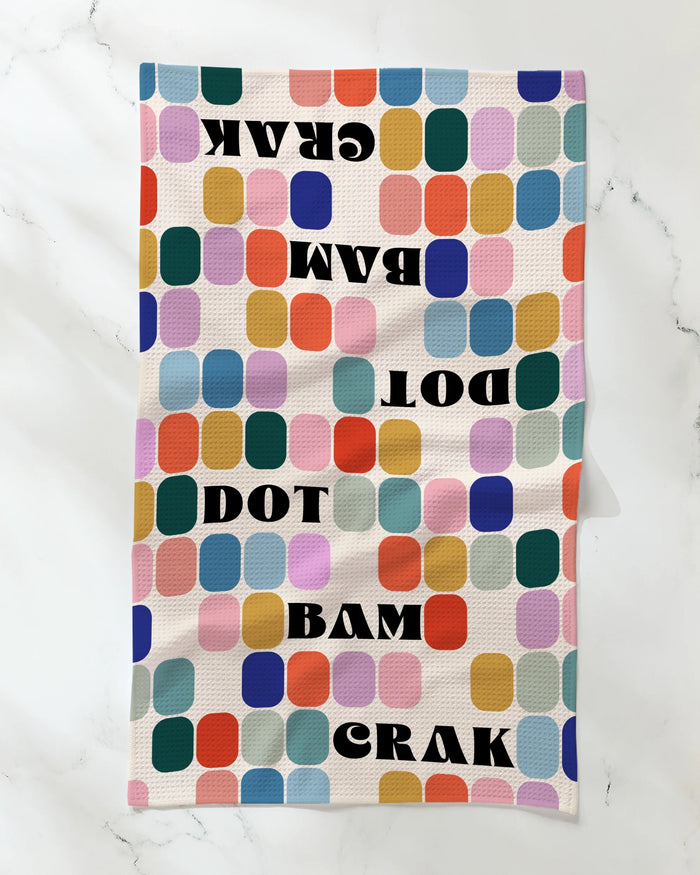 Tile Talk Tea Towel