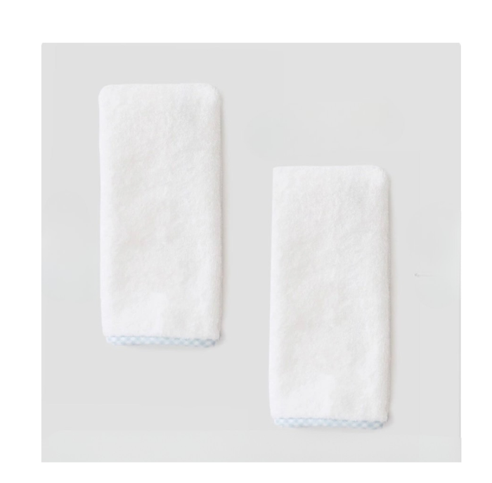 Weezie Burp Cloth - Light Blue Gingham