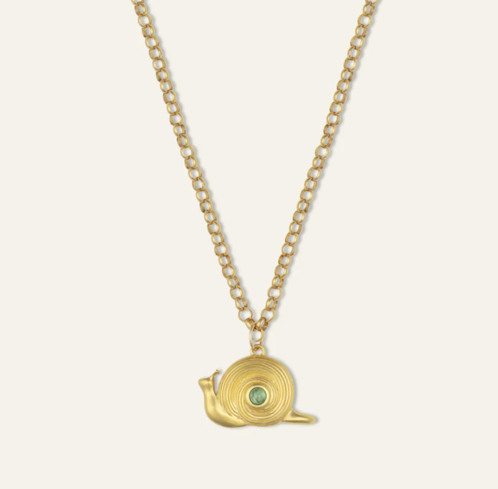 HART Necklace with Snail Charm