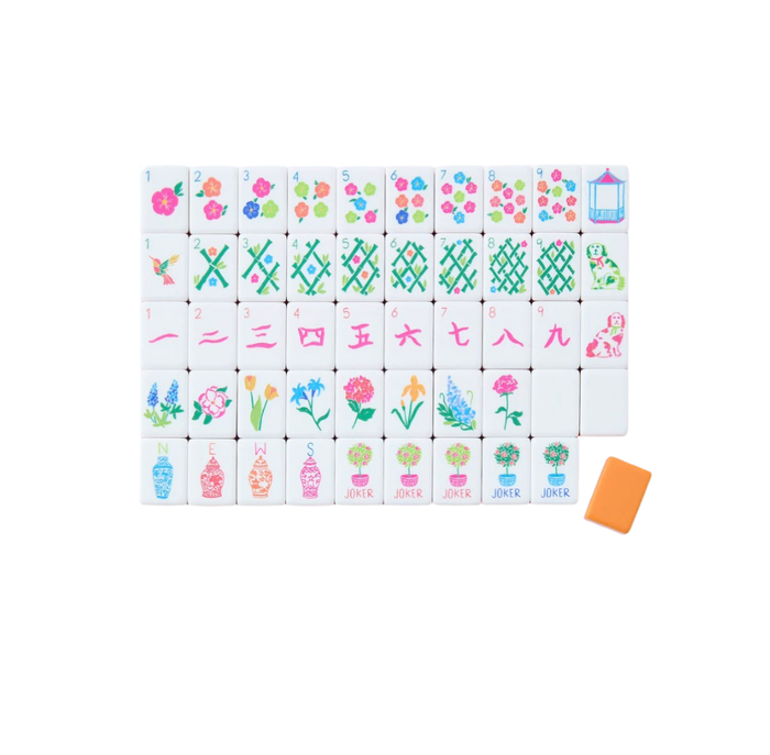 Sunset Mahjong Tiles