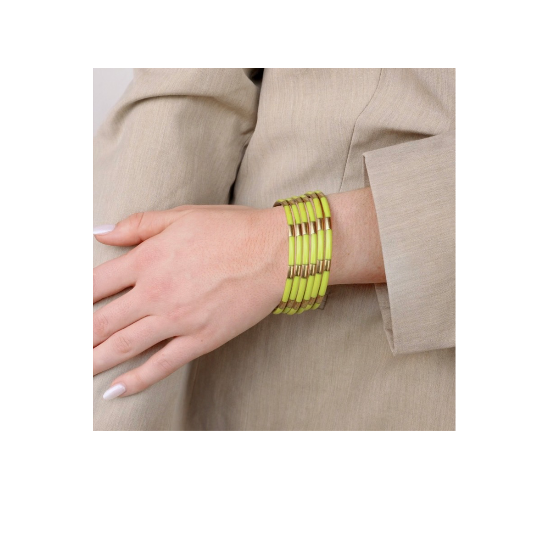 Wasabi Veda Bangles - Set of 6