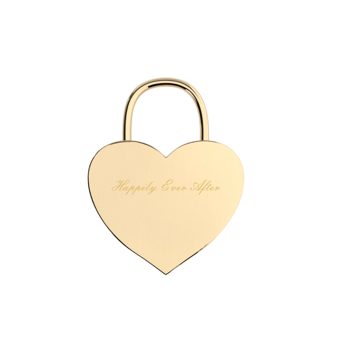Heart Padlock- engraved