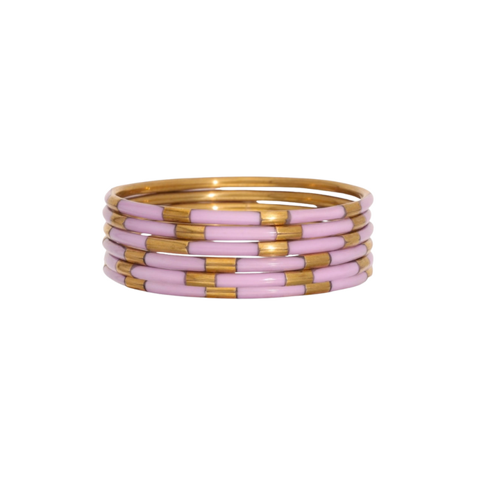 Lilac Veda Bangles - Set of 6