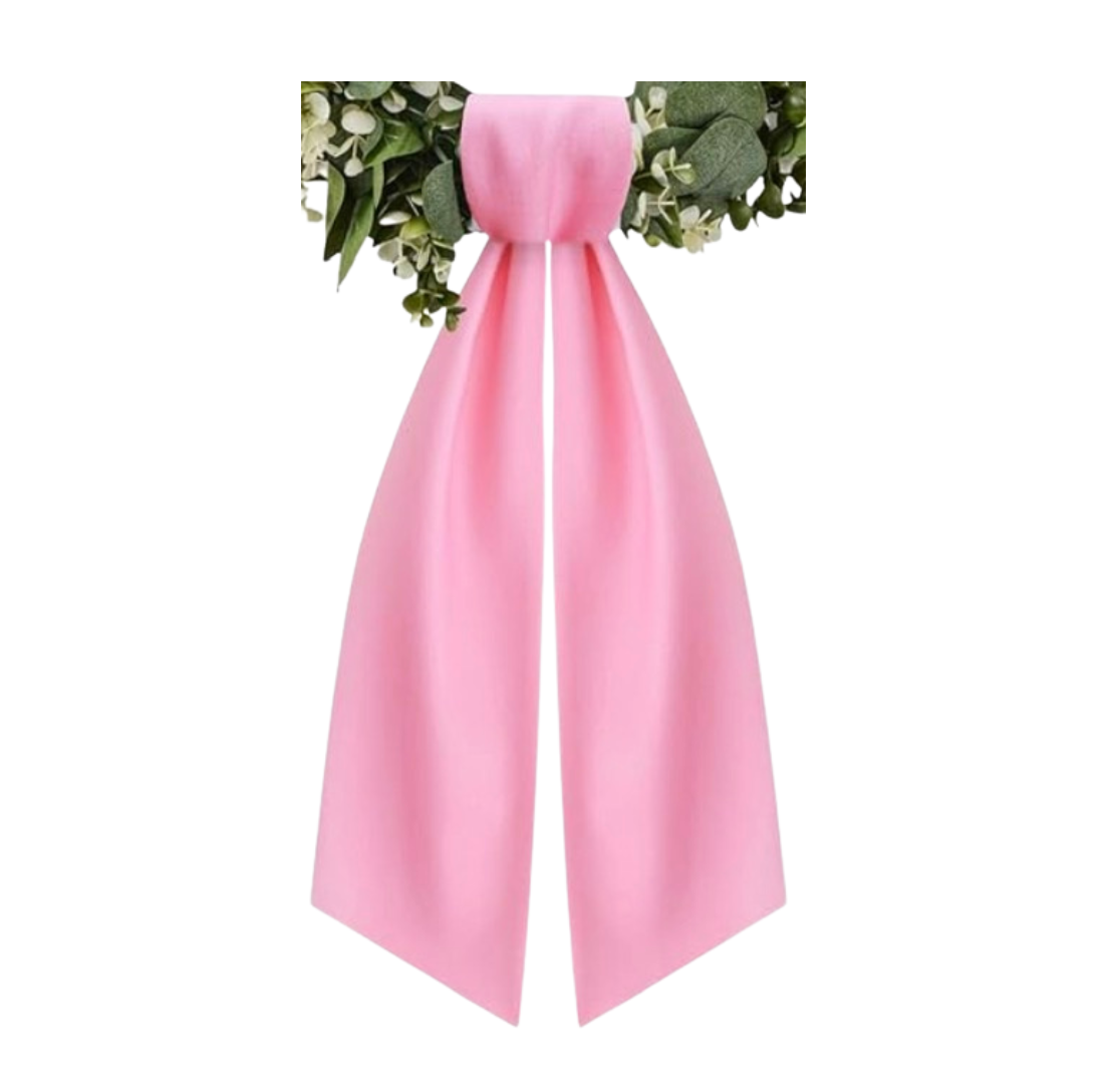 Wreath Sash- Pink