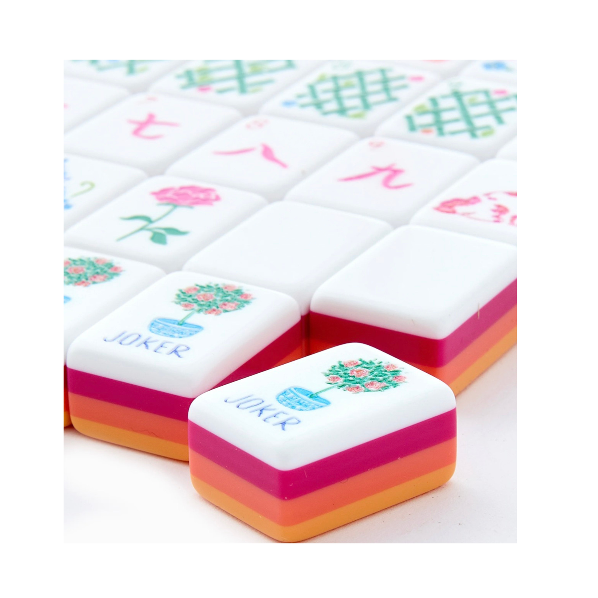 Sunset Mahjong Tiles