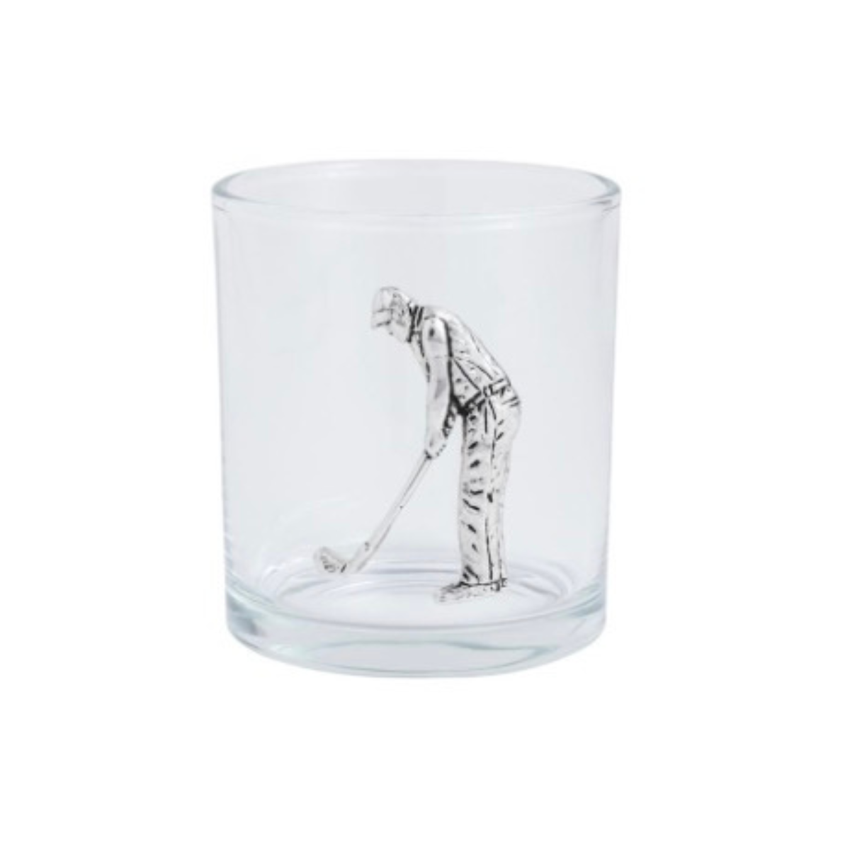 Golfer Double Old Fashioned Glass