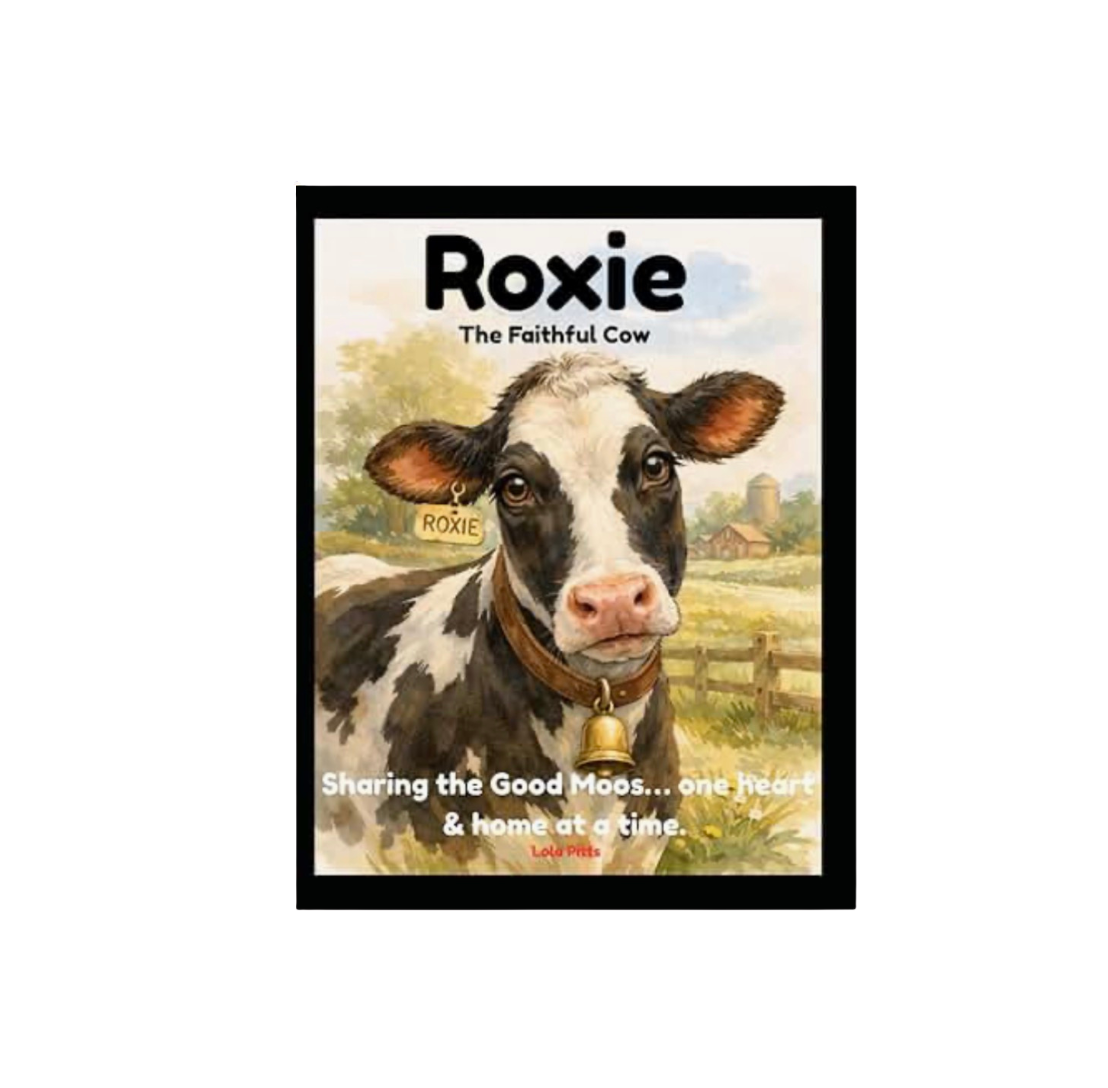 Roxie The Faithful Cow by Anna Pitts