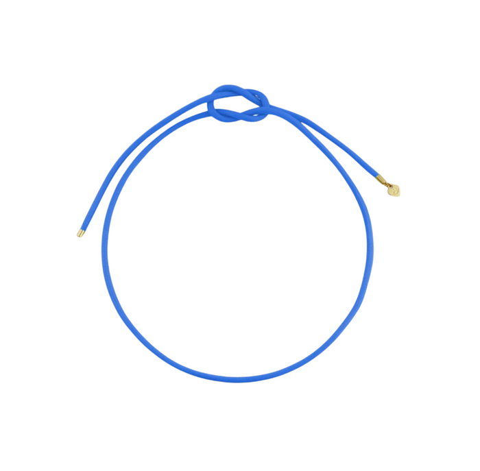 HART Colbalt Blue Cord Necklace w/ Bezel Charm