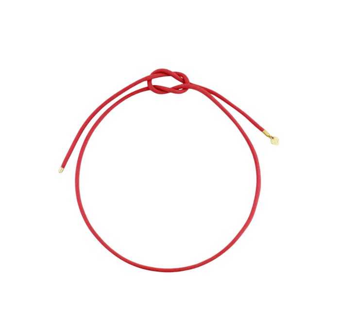 Coral Red Necklace Cord