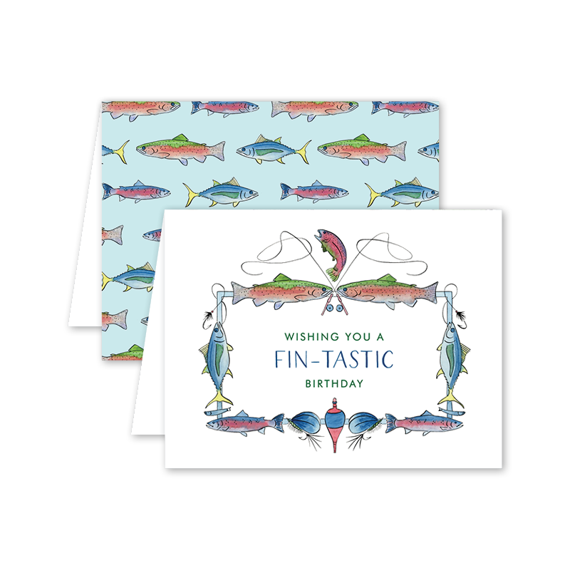 Trout Birthday: Single Card