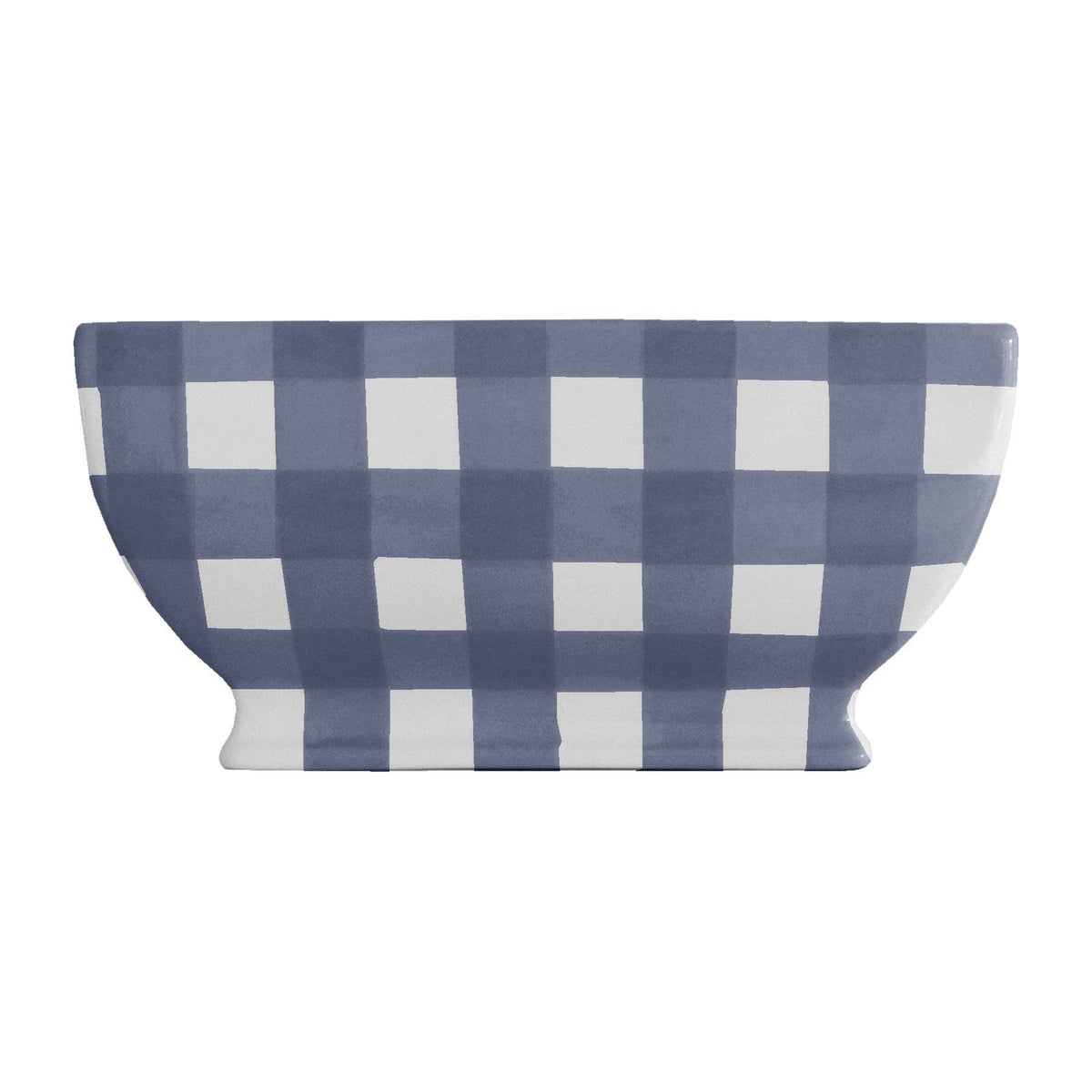 Pink Gingham Planter