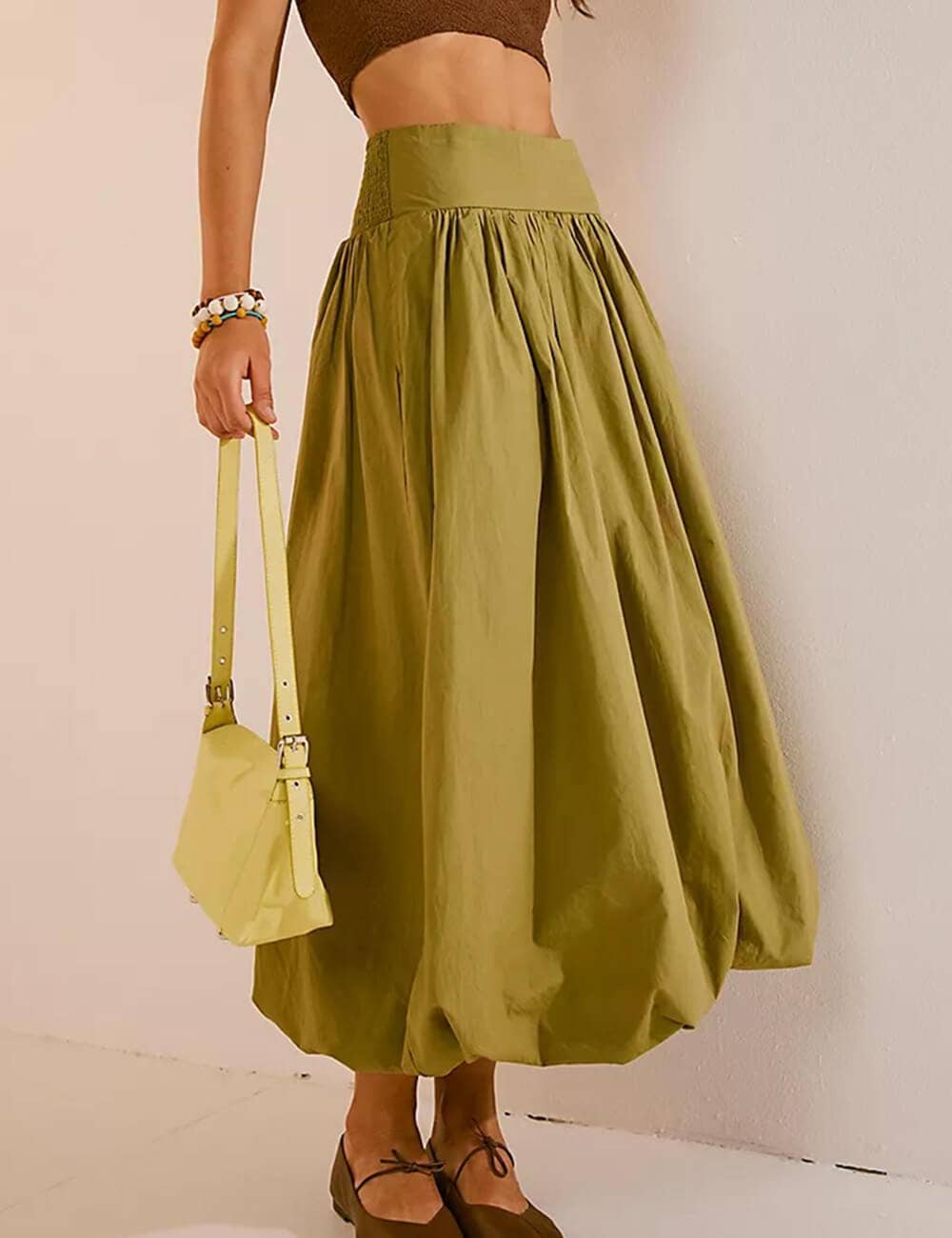 Moss Bubble Skirt