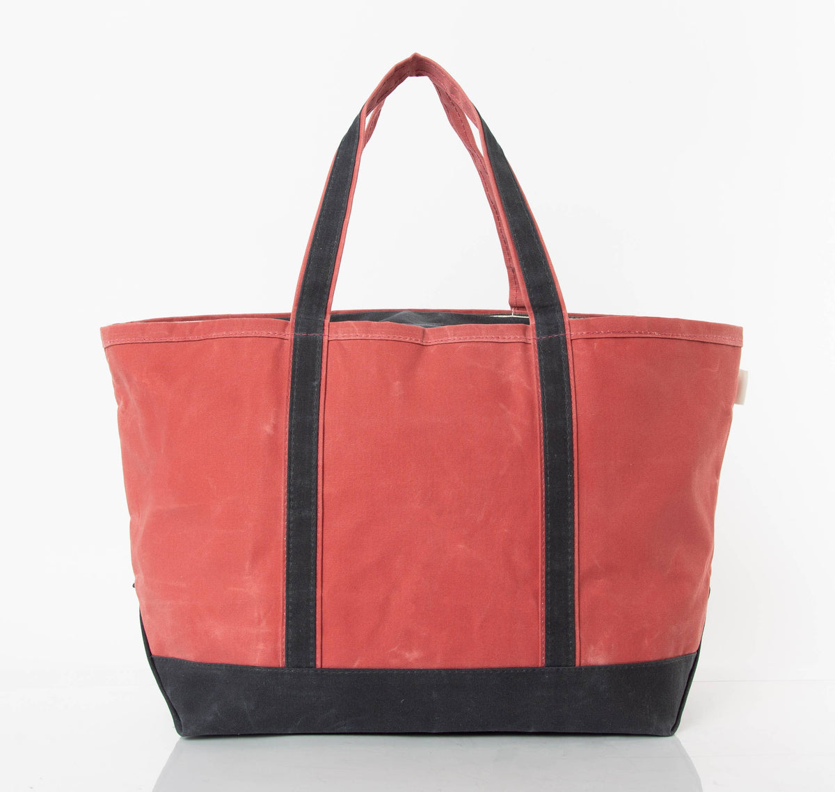 Waxed Large Classic Tote: Olive