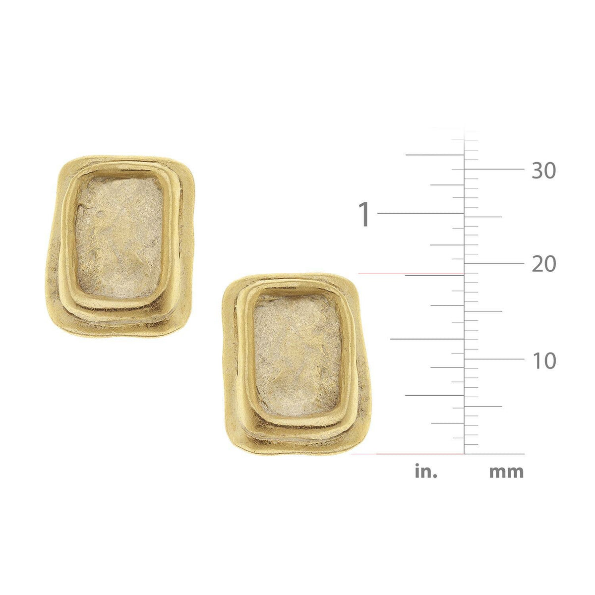 Gold Pierced Earrings