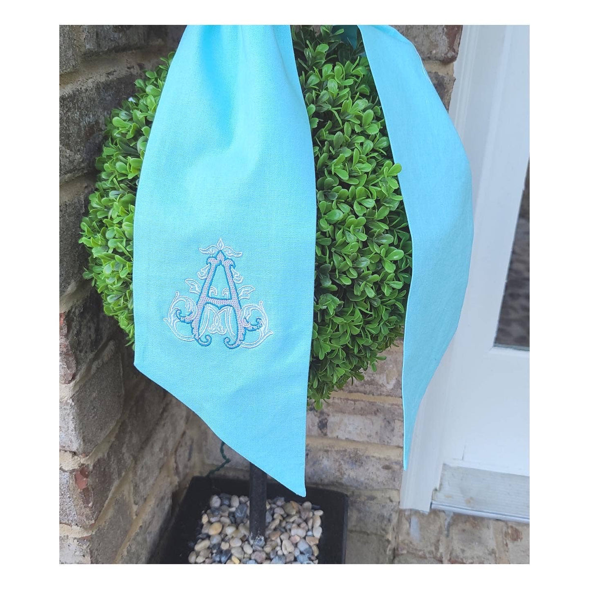 Linen Blend Sashes: Lime Green / 44 inches