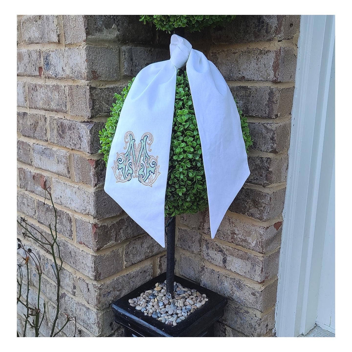 Linen Blend Sashes: Lime Green / 44 inches